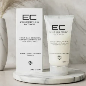 ec scrub brightening face wash