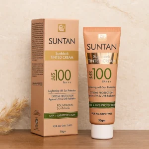 suntan spf 100 tinted sun screen