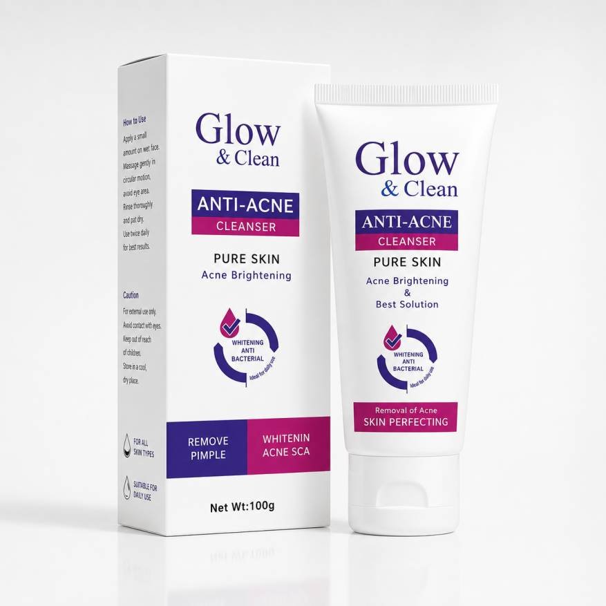 glow and clean anti acne cleanser