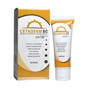 CetaDerm SC Sebum control sunscreen SPF 50 +++